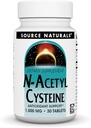 Fuente Naturales N-Acetil Cisteine Antioxidante Apoyo 1000 mg Suplemento dietético que apoya la salud respiratoria* - 30 tabletas
