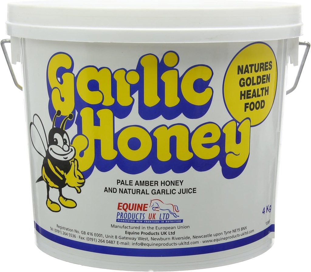 Suplemento de caballo de miel de ajo, 4 Kg