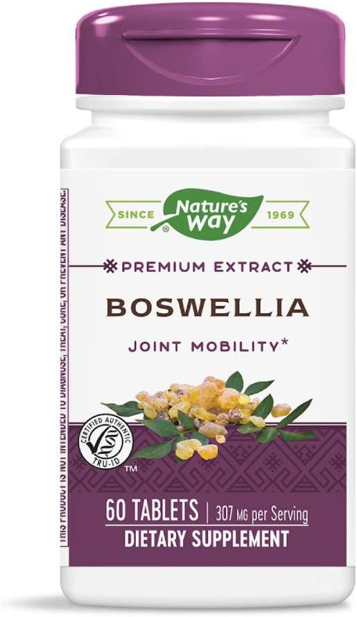 Camino normalizado Boswellia, 40% ácidos boswellicos por ser, certificado TRU-ID, vegetariano, 60 tablas, paquete de 2