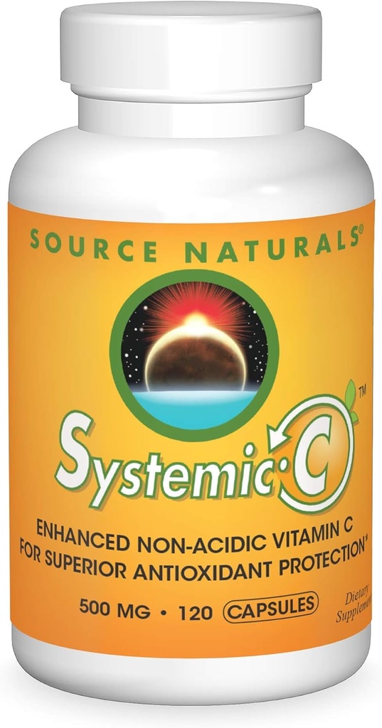 Fuente Natural Sistémico C, 500mg - 120 cápsulas