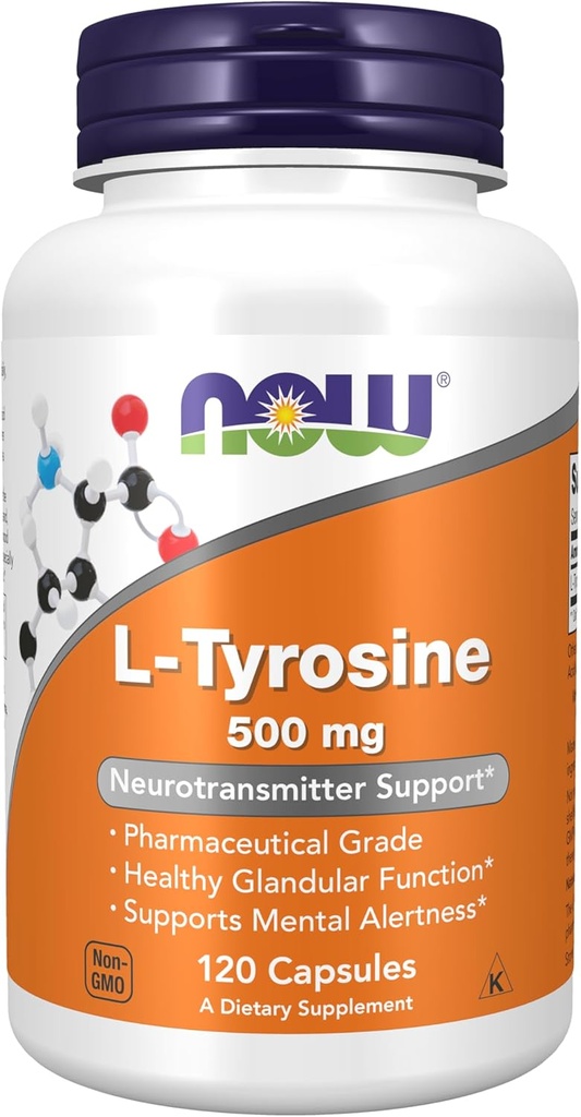AHORA L-Tyrosina 500 mg,120 cápsulas