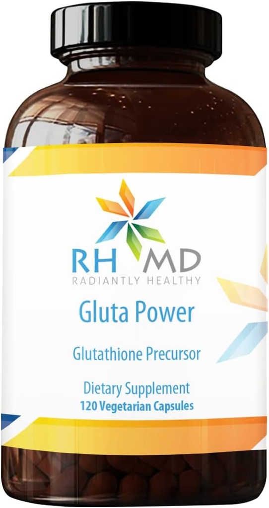Gluta Power Glutathione Precursor Suplemento dietético 120 cápsulas vegetarianas