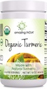 Increíble India USDA Certified Organic Turmeric Powder 16 Oz (1 Lb) Suplemento No-GMO TENIDO Gluten Free TEN Made in USA