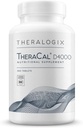 Theralogix TheraCal D4000 - Bone Health Support Supplement with Calcium, Magnesium, Vitamina D3, Vitamina K2 " Boron* - 90-Day Supply - NSF certificado - 360 Tablets
