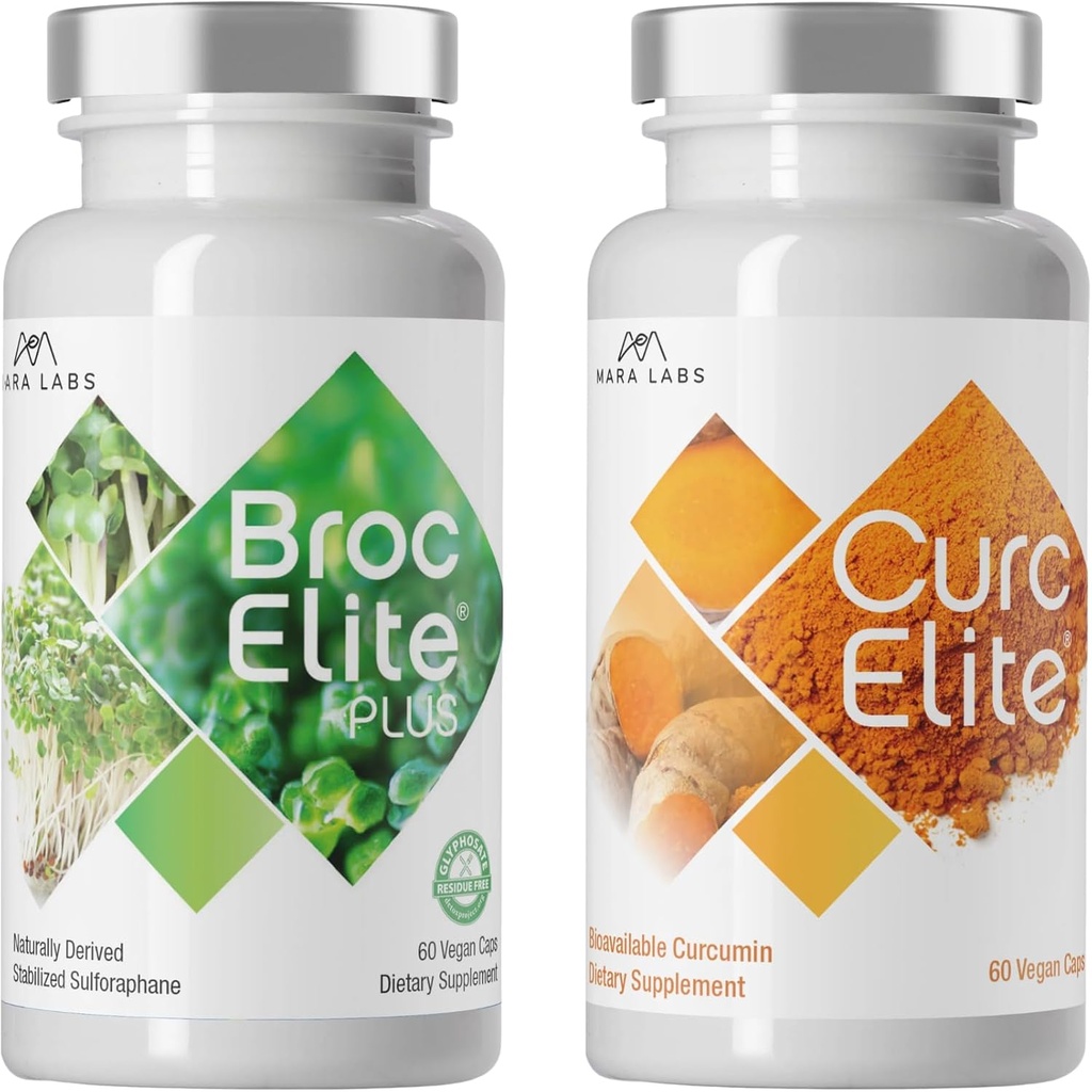 Mara Labs Plus, 60 cápsulas y CurcElite, 60 cápsulas
