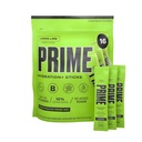 PRIME HYDRATION+ Sticks Lemon Lime ← Hydration Powder Single Serve Sticks ← Electrolyte Powder On The Go TEN Low Sugar TEN Caffeine-Free TEN Vegan TEN 16 Sticks