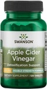 Swanson Doble Fuerza Apple Vinagre 200 Milligrams 120 Tabs