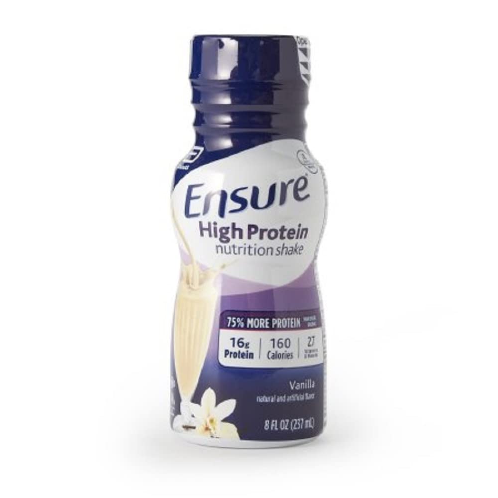 Asegurar el afeitado de nutrición de alta proteína, vainilla, 8oz, 24 cuentan por Asegurar