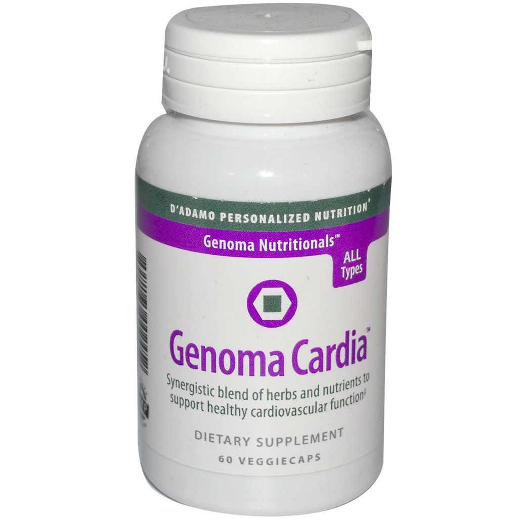 D'Adamo Nutrición Personalizada - Genoma Cardia 60 vcaps