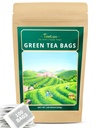TeeLux Green Tea Bags, Natural Pure Green Tea, Super Antioxidante, Caffeinated, 100 Contar bolsas de té para apoyar la salud general