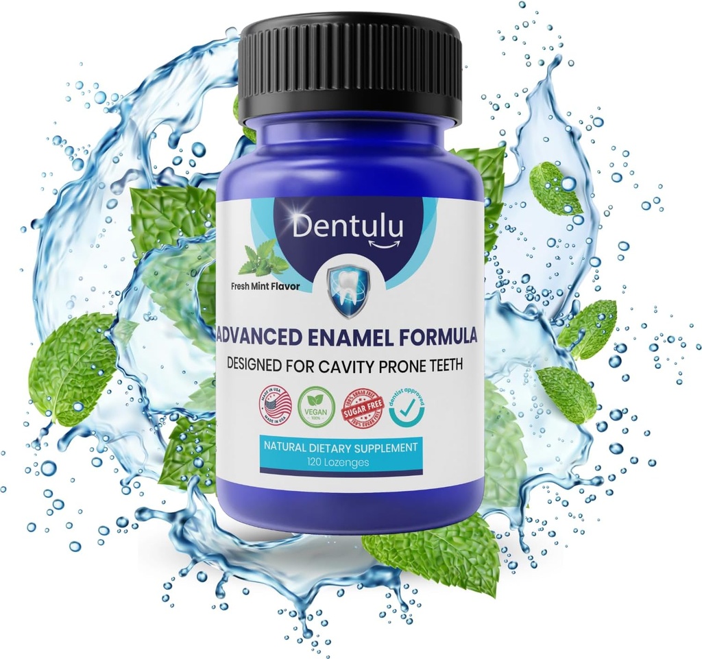 Advanced Enamel Care Prebiotic for Strong Cavity Prone Teeth - Dentist Formulated, Promotes Optimal Oral Wellness (Mint)