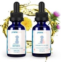 PranaPets Adrenal Immunity Regimen ¦ Adrenal Balance for Dogs with Cushing’s &amp; Immunity Blend Supplement for Dogs & Cats