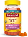 Nature Made Advanced Womens Gummy Multivitamins with Magnesium Citrate, Calcium, B Vitaminas, Multivitamin Gummies for Women, 90 Multi Vitamin Gummies, 30 Day Supply