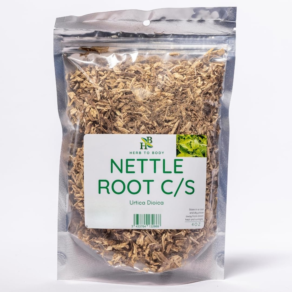 Herb To Body Nettle Root C/S | Cut & Sifted | Urtica Dioica | Wildcrafted | 4oz