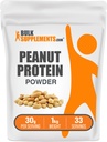 BulkSupplements.com Peanut Flour Protein Powder - Deffated Peanut Flour, Peanut Protein Powder - Peanut Protein Flour, Gluten Free, 30g por Serving, 1kg (2,2 libras) (Pack de 1)
