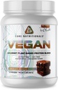 Core Nutritionals Vegan Gourmet Plant Based Protein Blend ← Vegan BCAAs ← Lactose, Soy, Sugar, " Gluten Free ← 21g Pea Protein ← 2 Pound (Chocolate Brownie Batter)