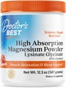 Mejor alta absorción del doctor Magnesium Powder (Peach Flavored) 100% Chelated TRACCS, Not Buffered, Headaches, Muscle, Vegan, Peach Flavor, 12.3 Ounce (Pack of 1)