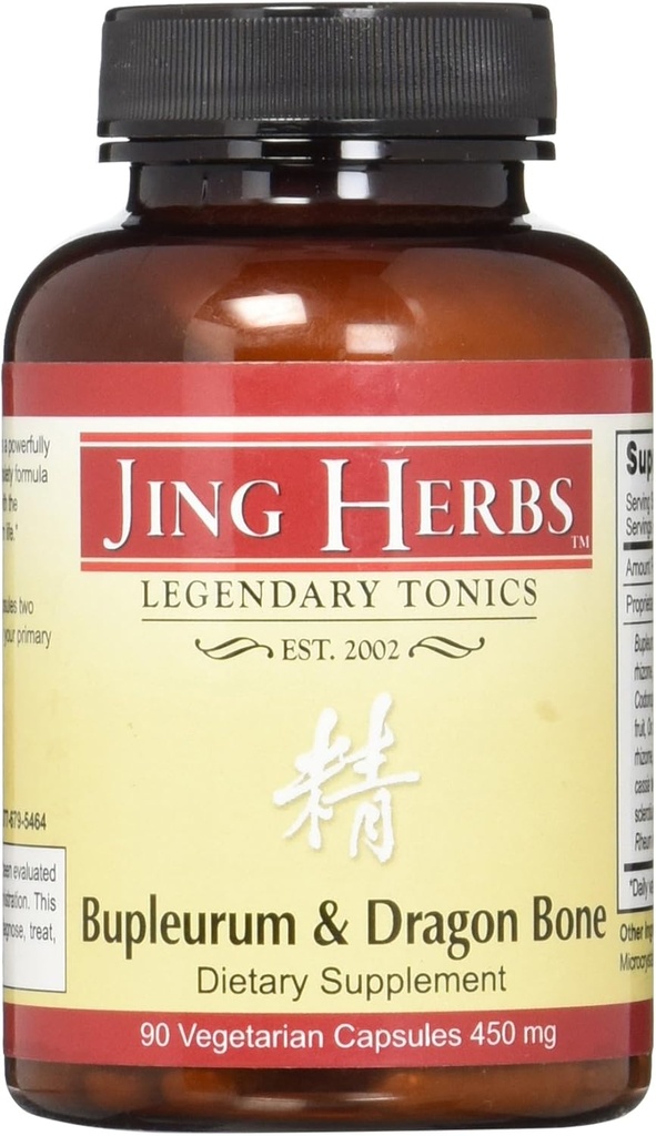Jing Herbs Bupleurum &amp; Dragon Bone 90 cápsulas
