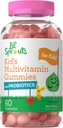 Carlyle Kids Multivitamin Gummies with Probiotics ← 60 Chewables ← Berry Flavor Silencio Vegetarian, Non-GMO, Gluten Free Children's Supplement TEN por Lil' Sprouts ← Embalaje May Vary