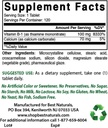 Mejores Naturales Vitamina B1 como Monotrato de Thiamine 100 mg &amp; Vitamina B12 6000 mcg