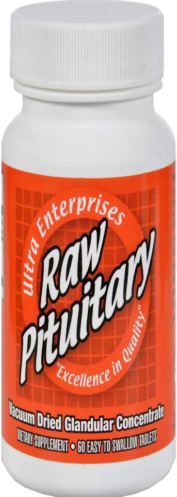 Ultra Glandulars Raw Pituitary Tablets, 60 Cuenta