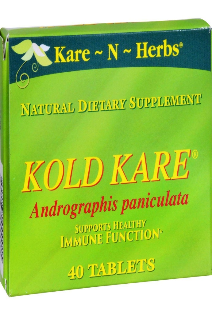 Kold Kare Daily Immune Health Function, 40 Count | Effective Against Cold, Sinus, Allergy Symptoms | Non-Habit Forming | No Side Effects