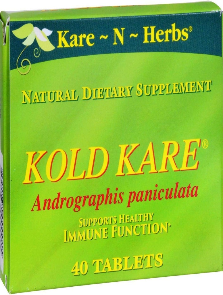 Kold Kare Daily Immune Health Function, 40 Count | Effective Against Cold, Sinus, Allergy Symptoms | Non-Habit Forming | No Side Effects