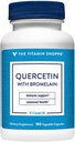 La Quercetina de Vitamina Shoppe con Bromelaina, Antioxidante que soporta una inmune saludable para todas las estaciones (180 cápsulas)