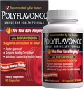 Polyflavonol con Bioflavonoids, Tinnitus Relief, Unique Ear Health Formula, Ringing Ears Support, Supports Circulation in Inner Ear, Promotes Hearing Health, 90 Capsule, 30 Servings