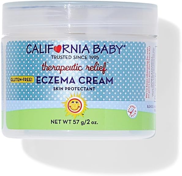 California Baby Eczema Cream ← Tratamiento de Eczema sin esteroides para niños + adultos Ø 57 g / 2 oz.