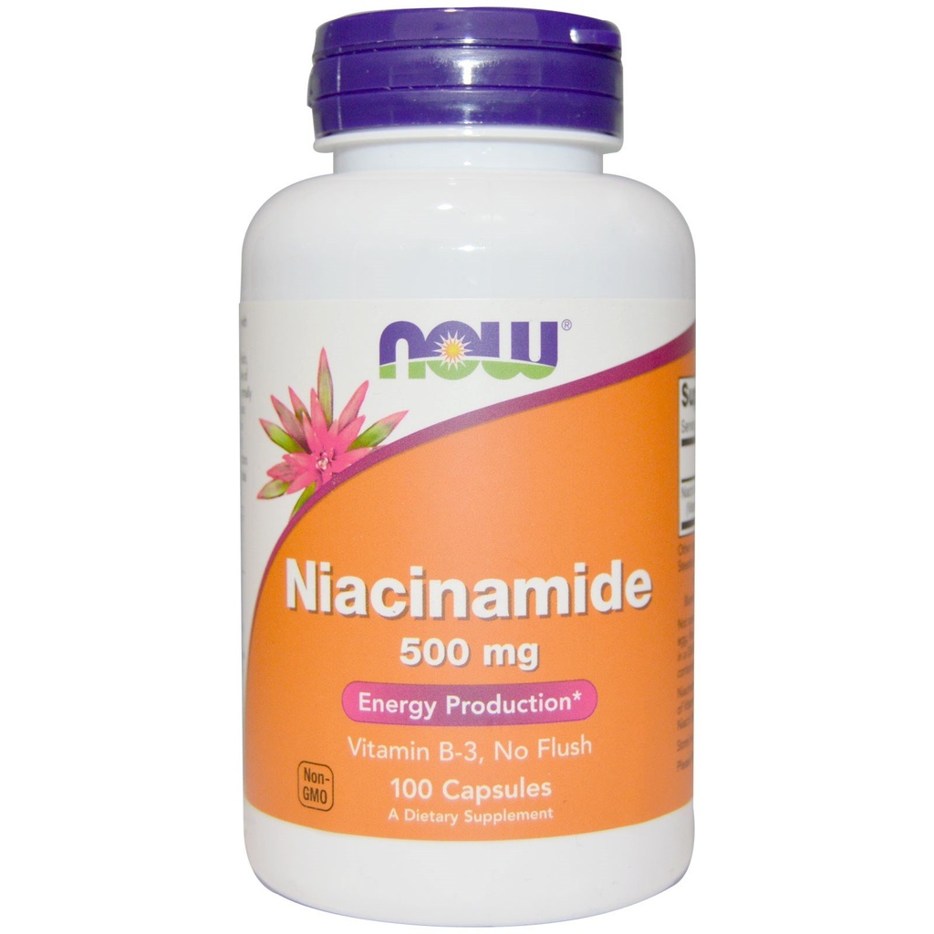 Niacinamide 500mg 100 Capsules (Pack of 2)