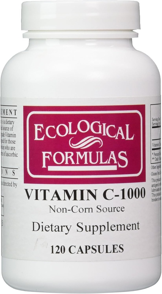 Investigación cardiovascular Vitamina C-1000 cápsulas, 120 Conde