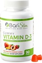 BariSlim Bariatric Vitamina D-3 Gummies - Vitamina Gummy Especialmente Formulada para Pacientes Después de la Pérdida de Peso Cirugía - Fácil de digerir y Grandes Sabores de Frutas De Tasting