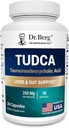 Dr. Berg TUDCA Supplement (Tauroursodeoxycholic Acid) - Fórmula poderosa para la salud del hígado, flujo de bilis, soporte para la vesícula y salud digestiva* - 30 cápsulas
