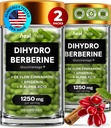 Suplemento de dihidroberina - Dehydro Berberine Orgánica -Super Berberina Suplemento con Ceylon Cinnamon &amp; R Alpha Lipoic Acid &amp; Apigenin - Hydroberine 240 caps (2 Packs)