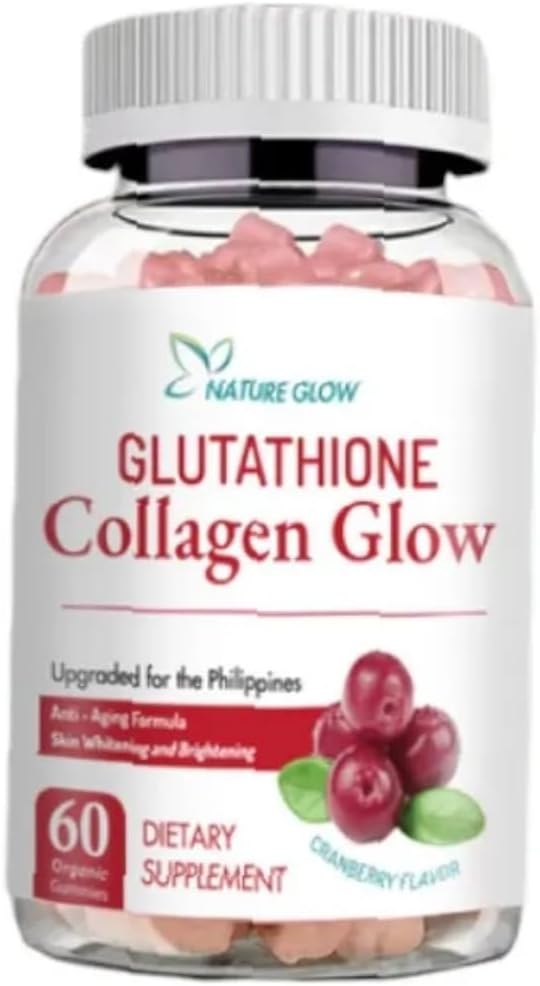 Glutathione Collagen Glow Cranberry 60 Gummies orgánicas