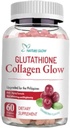 Glutathione Collagen Glow Cranberry 60 Gummies orgánicas