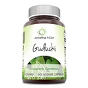 Increíble India Guduchi 500 Mg Suplemento TENIDO Tinospora Cordifolia Vegetarian Capsules Silencio No-GMO TENIDO Gluten-Free TEN Made in USA (1 Pack ← 60 Count)