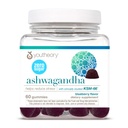 Youtheory Ashwagandha - Vegetarian Energy &amp; Stress Support Supplement with Organic KSM-66 & Ginger Extract - Low Sugar - Blueberry, 60 Gummies (30-Day Supply)