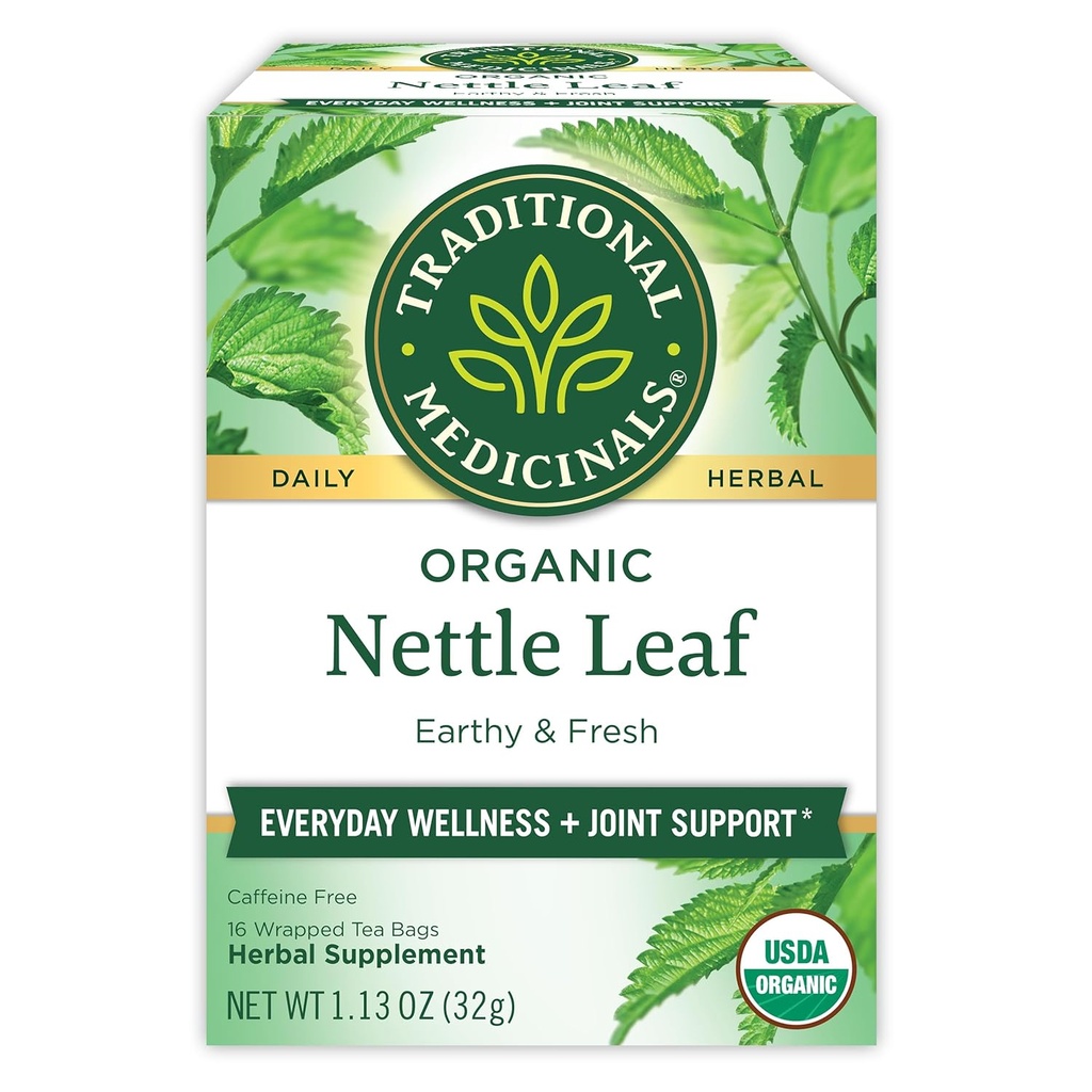 Medicinales Tradicionales Hoja Orgánica Herbal Tea, apoya la salud conjunta " Wellness general, (Pack of 1) - 16 bolsas de té