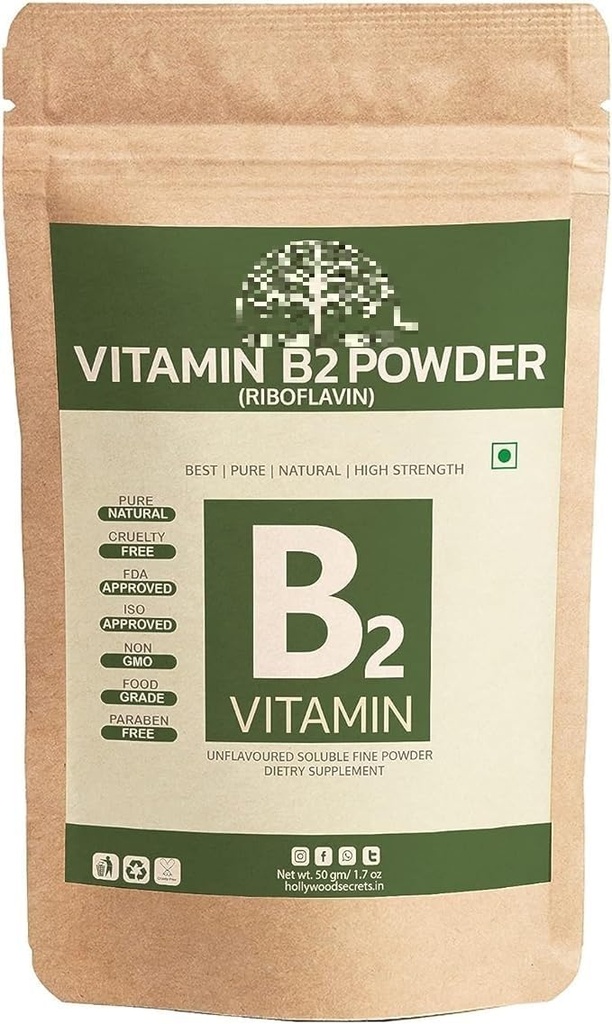Genérico Pub Vitamina B2 Riboflavin Powder 50gm