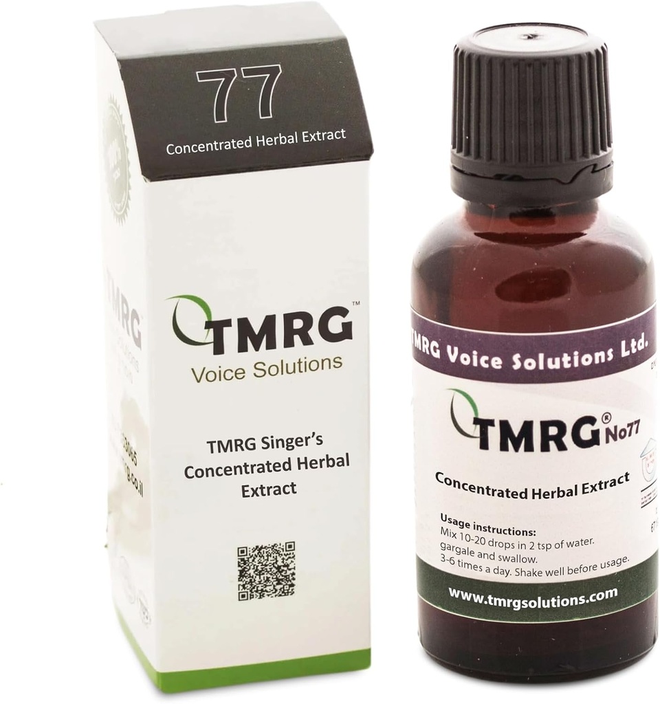 Remedio Vocal Concentrado de Singer (#77)-Solución Hierbal para la Rehabilitación Vocal eternaReduce Dolor Vocal " Vocal Folds Swelling-Improves Vocal Depth, Tone and Power sometidaWarms-up e Invigorates the Voice