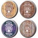 Vikingo Revolución 4 Beard Balm Variety Pack (1oz Cada uno) - Sandalwood, Pine &amp; Cedar, Bay Rum, Clary Sage - Estilos, Fortalece y suaviza barbas y bigotes - Wax for Men