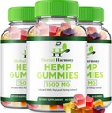 Herbal Harmony Gummies para Hombres y Mujeres - Herbal Harmony Gummy, Herbal Harmony Infused with Hemp Extract, Herbal Harmony Natural Hemp Reviews Suplemento (3 Pack - 180 Gummies)