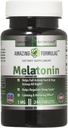 Amazing Formulas Melatonin 1 Mg Tablets (Non GMO,Gluten Free) - La mejor elección del suplemento natural de la ayuda al sueño – promueve el efecto calmante y relajante - 240 Tablets - Apto para vegetariano