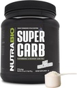 NutraBio Super Carb, Polvo de Carbohidratos con Electrolitos de Dextrin de Cluster, Pólvora de suplemento de carbohidratos avanzados para combustible de entrenamiento, rendimiento y recuperación de músculo, dextrina ciclica, desinflavorado, 30 Sv