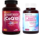 BioEmblem Belleza Probióticos para Mujeres y CoQ10 con BioPerine 90 Conde
