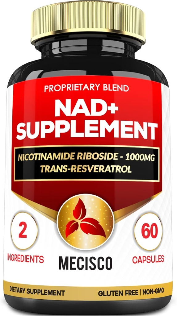 2in1 Suplemento con Nicotinamide Riboside &amp; Resveratrol - 60 cápsulas durante 30 días